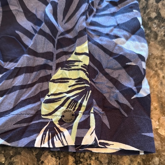 Roxy Floral Blue Dress NWT XS - Picture 11 of 11